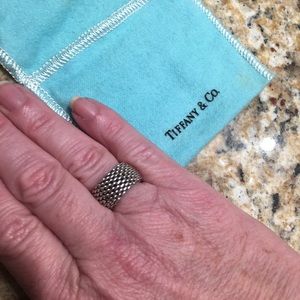 Tiffany & Co. Jewelry - Tiffany & Co mesh sterling band ring Tiffany & Co. Jewelry - Tiffany & Co mesh sterling band ring